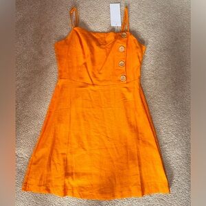 Orange dress